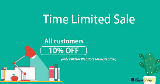 Featured image for Kinokuniya is offering 10% off for 3-days only till 24 Apr 2019