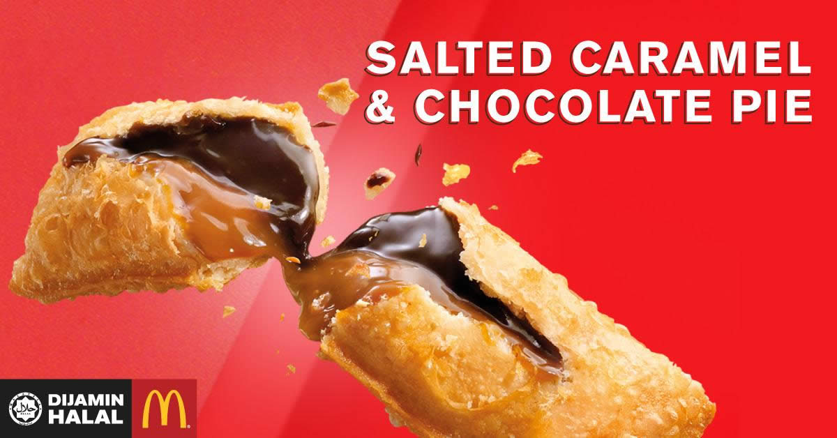 Featured image for McDonald's launches new Salted Caramel & Chocolate Pie, coffee desserts & more from 1 Oct 2018