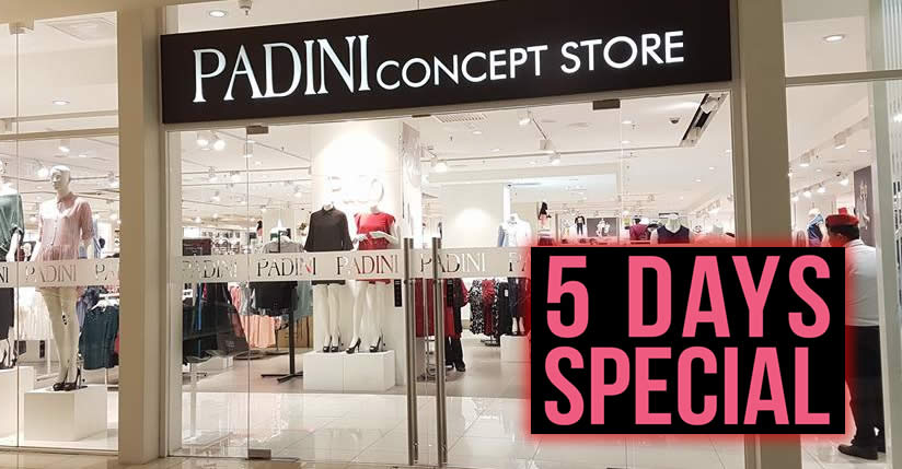 Featured image for Padini: 5-days special storewide sale at all outlets from 1 - 5 May 2019