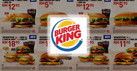 Featured image for Burger King releases new coupons valid till 31 Dec 2018