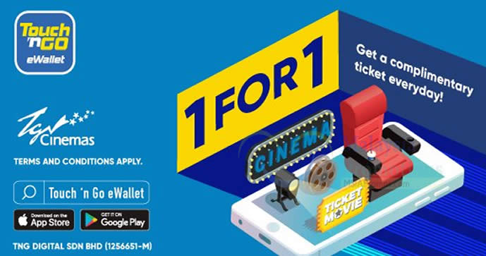 Featured image for Here's how to enjoy buy-1-FREE-1 tickets at TGV Cinemas with Touch 'n Go till 31 Dec 2018