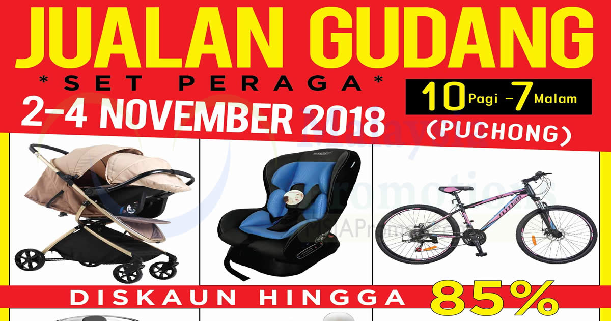Featured image for Wah Ha Children up to 85% off warehouse sale at Puchong from 2 - 4 Nov 2018