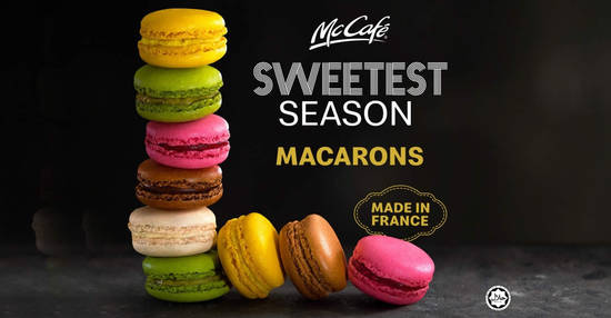 Featured image for McCafe now has new Macaron made in France from 2 December 2018