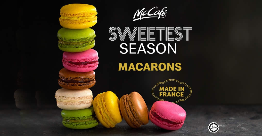Featured image for McCafe now has new Macaron made in France from 2 December 2018
