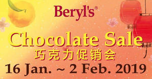 Featured image for (EXPIRED) Beryl’s chocolate sale at Seri Kembangan, Selangor from 16 Jan – 2 Feb 2019