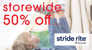 Featured image for Stride Rite 50% off STOREWIDE closing down sale on shoes & socks from 11 January 2019
