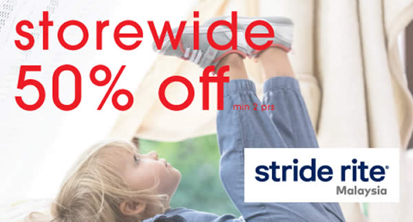 Featured image for Stride Rite 50% off STOREWIDE closing down sale on shoes & socks from 11 January 2019