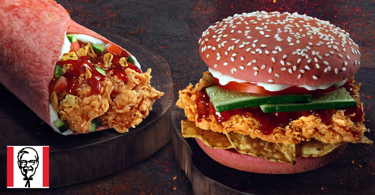 Featured image for KFC launches new Ghost Pepper Zinger burger and Ghost Pepper Twister from 21 Feb 2019