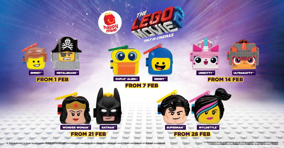 happy meal lego 2019