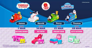 Featured image for McDonald’s latest Happy Meal toys features Thomas & Friends and Shopkins! Now till 3 Apr 2019