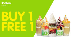 Featured image for (EXPIRED) llaollao Buy-1-FREE-1 promotion on almost ALL products at new The Gardens Mall outlet from 29 – 31 March 2019