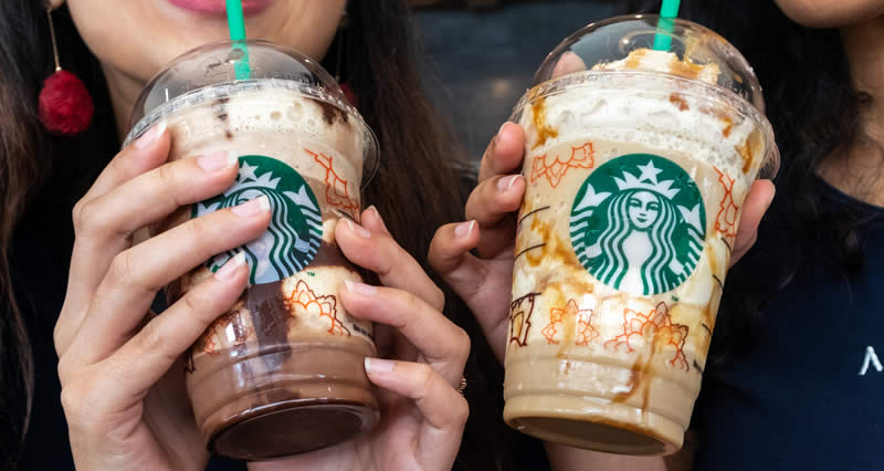 Featured image for Starbucks: 2 Grande Frappuccino at RM30 or 2 Venti Frappuccino at RM32 every Monday till 21st October 2019