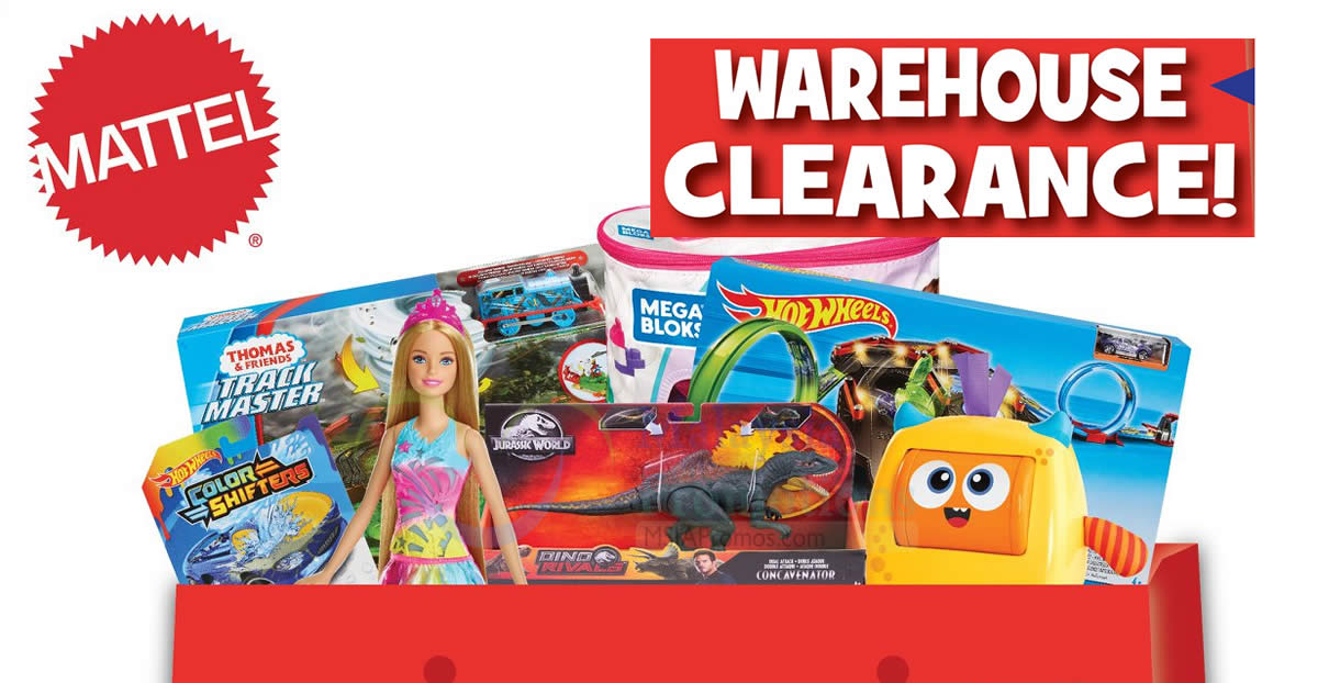 Featured image for The 2019 Mattel Warehouse Clearance is returning from 26th - 28th September 2019
