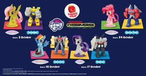 Featured image for (EXPIRED) Collect Transformers Cyberverse and My Little Pony toys with McDonald’s latest Happy Meal toys till 30 Oct 2019