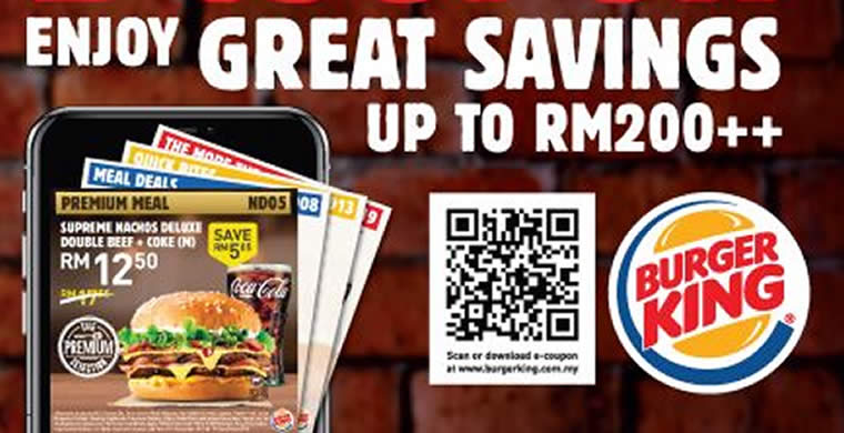 Featured image for Burger King: Save BIG with the latest BK e-coupons valid till 15 December 2019