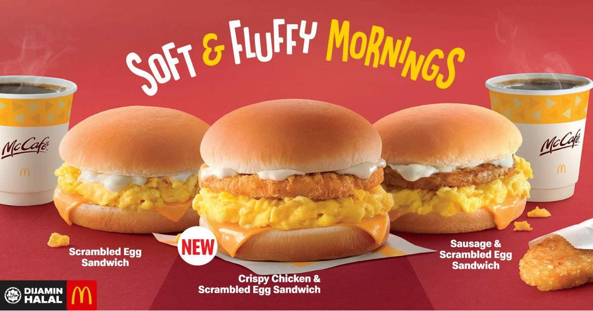 Featured image for McDonald's: NEW Crispy Chicken & Scrambled Egg burger from 11 Nov 2019