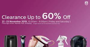 Featured image for (EXPIRED) Philips Warehouse Clearance Sale (22nd & 23rd November)