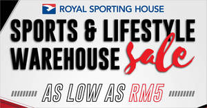 Featured image for (EXPIRED) Royal Sporting House Warehouse Sale from 6 – 10 Dec 2019