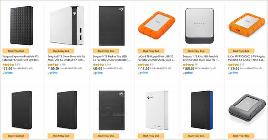 Featured image for 24hr Deal: Up to 35% off Seagate and LaCie External Storage Drives Black Friday Deal till 26 November 2019