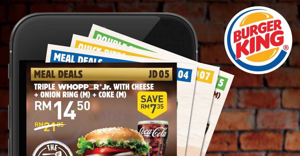 Featured image for Burger King: Save BIG with the latest BK e-coupons valid till 12 January 2020