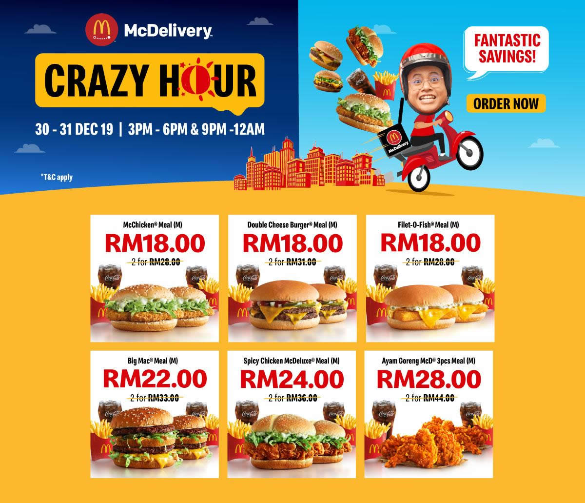 Mcdelivery crazy hour