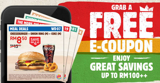 Featured image for Burger King: Save BIG with the latest e-coupon deals valid 10th Jan 2020 - 7th Feb 2020