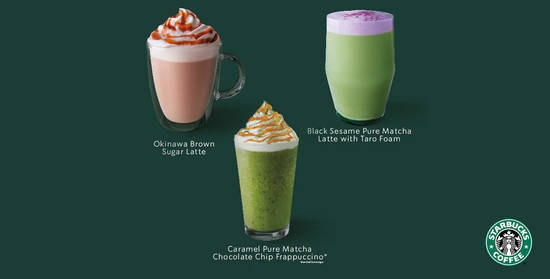 Featured image for Indulge Your Senses in Pure Japanese Matcha with Starbucks new winter beverages (from 7 Jan)