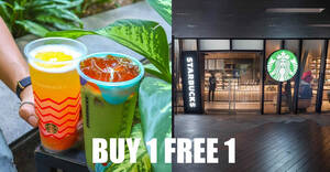 Featured image for Starbucks M’sia is offering Buy-1-FREE-1 on any selected promotional beverages on 30 June 2020