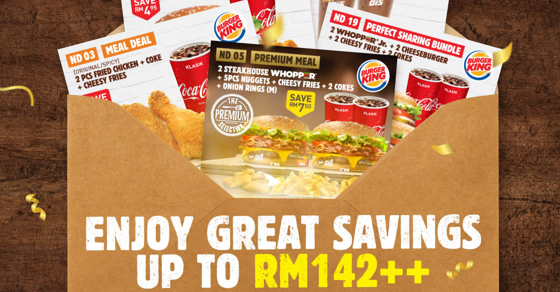 Featured image for Here are 20 new Burger King coupons you can just flash to redeem extra savings till 20 Dec 2020