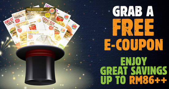 Featured image for Burger King releases over 20 new coupons you can flash to redeem extra savings till 17 Feb 2021