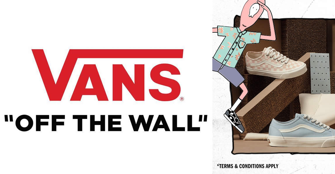 Featured image for Vans M'sia FLASH sale offers extra 10%-15% off + additional 30% off selected items till 16 July 2023