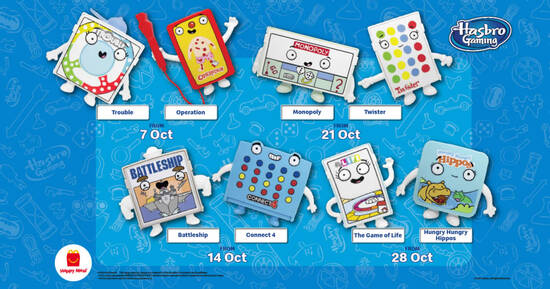 Featured image for McDonald's latest Happy Meal now comes with a FREE Hasbro classic family game toy till 3 Nov 2021
