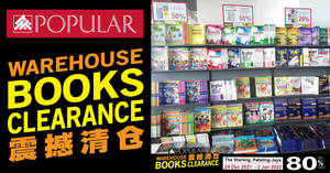 Featured image for POPULAR Warehouse Books Clearance @ The Starling till 2 Jan 2022