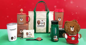 Featured image for Starbucks M’sia to release new cute LINE FRIENDS collection from 7 Dec 2021