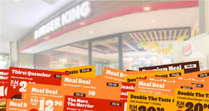 Featured image for Burger King M’sia: Save up to 50% off with these latest digital ecoupons you can simply flash to redeem till 18 Feb 2022