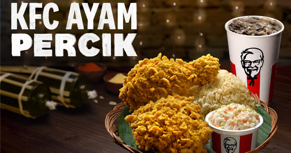 Featured image for KFC: New KFC Ayam Percik will excite your tastebuds this Ramadhan & Raya Festive Seasons (From 24 March 2022)