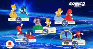 Featured image for McDonald’s M’sia is now giving away FREE Sonic The Hedgehog 2 toy with every Happy Meal till 25 May 2022
