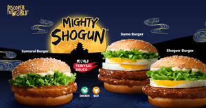 Featured image for McDonald’s M’sia launches new Shogun Burger and Sumo Burger from 12 May 2022