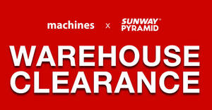 Featured image for machines Warehouse Clearance sale from 17 – 19 June has iPhones, iPads, Macbooks and more
