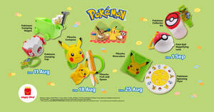 Featured image for McDonald’s M’sia is giving away FREE Pokémon toy with every Happy Meal till 7 Sep 2022