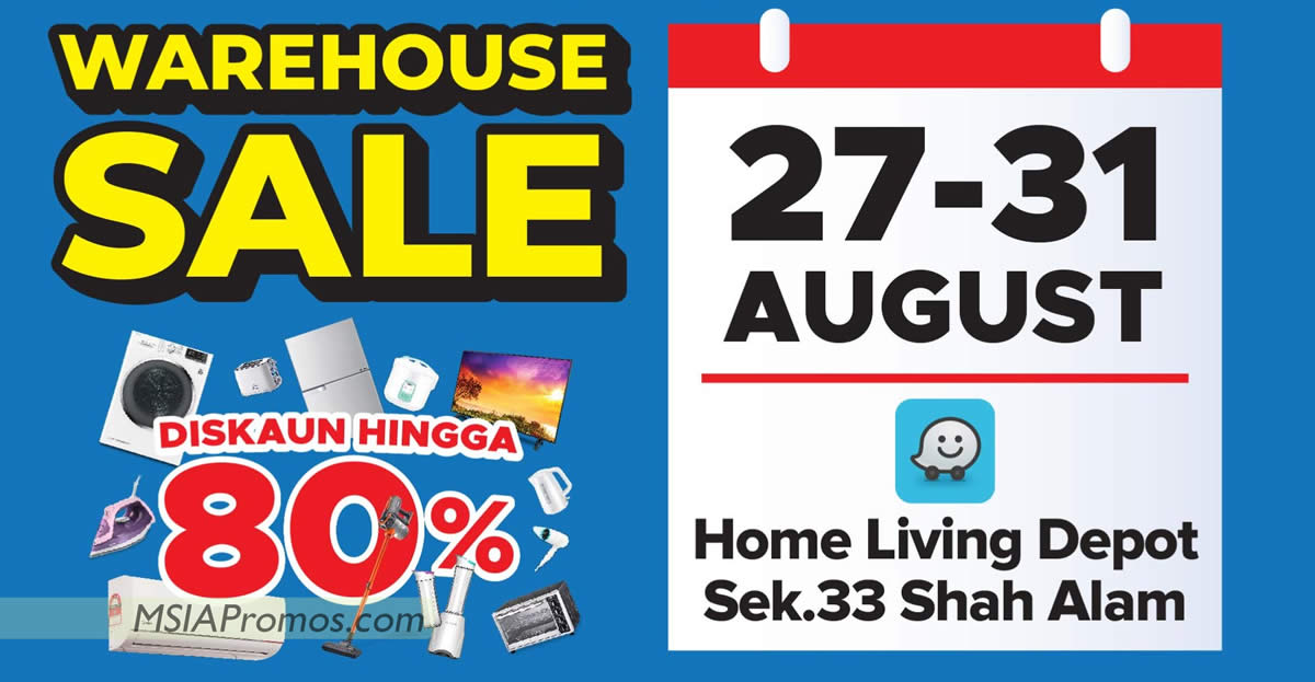 Featured image for Sharp Clearance Sale at Home Living Depot till 31 Aug 2022