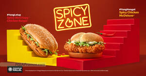 Featured image for McDonald’s M’sia now selling new Spicy McCrispy™ Chicken Burger from 22 Sep 2022