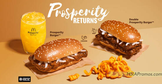 McDonald’s M’sia brings back Prosperity Burger™, Twister Fries and Prosperity McFizz™ from 1 Dec 2022