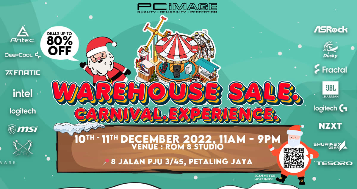 Featured image for PC Image Warehouse Sale from 10 - 12 Dec 2022