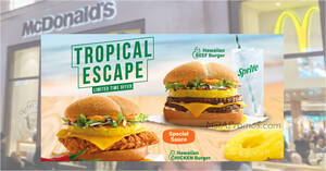 Featured image for McDonald’s M’sia has NEW Hawaiian Burger, Cheese McShaker Fries and more from 13 Apr 2023