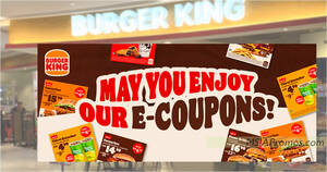 Featured image for (EXPIRED) Burger King M’sia has released 20 new digital ecoupon deals you can use as many times as you like till 26 May 2023
