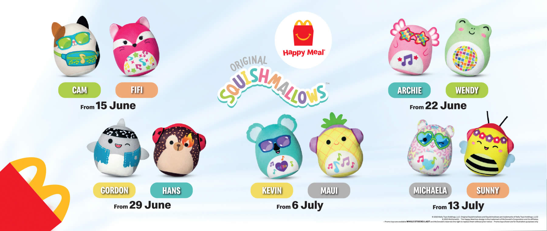McDonald’s M’sia is giving away FREE Squishmallows™ toy with every