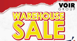 Featured image for VOIR Group Warehouse Sale has prices from RM1 from 25 Aug – 3 Sep 2023