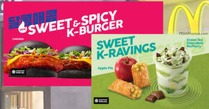 Featured image for McDonald’s M’sia has NEW Sweet & Spicy K-Burger, Green Tea Chocolate McFlurry and more from 6 July 2023