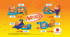 Featured image for McDonald’s M’sia is giving away FREE NERF toy with every Happy Meal till 23 Aug 2023